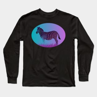 Galaxy Zebra Long Sleeve T-Shirt